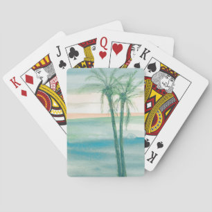 Friedliche Abenddämmerung tropisch Spielkarten