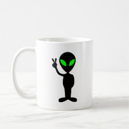 Friedliche Alien Tasse