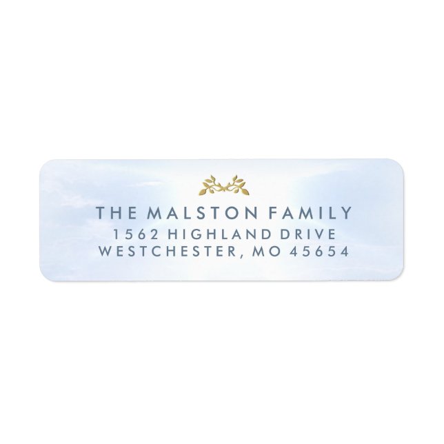 Friedliche Beileid-Stammadresse (Vorne)