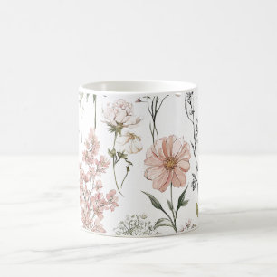 Friedliche Blütenblätter Kaffeetasse