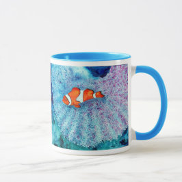 Friedliche Clown-Fisch-Tasse Tasse