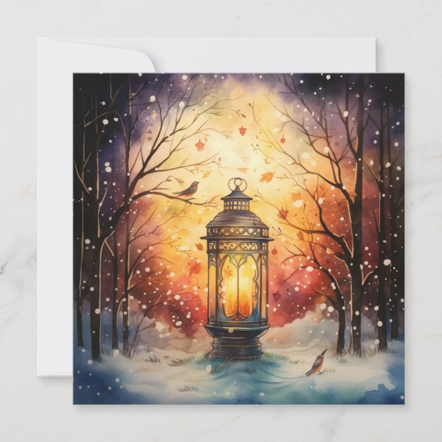 Friedliche Festspiele Feiertagskarte (Vorderseite)