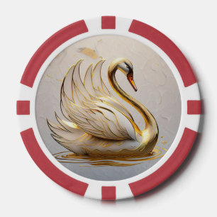 "Friedliche Flucht aus dem Chaos" Pokerchips