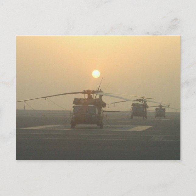 Friedliche Fluglinie Postkarte (Vorderseite)