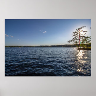 Friedliche Gewässer am Glen Lake Poster