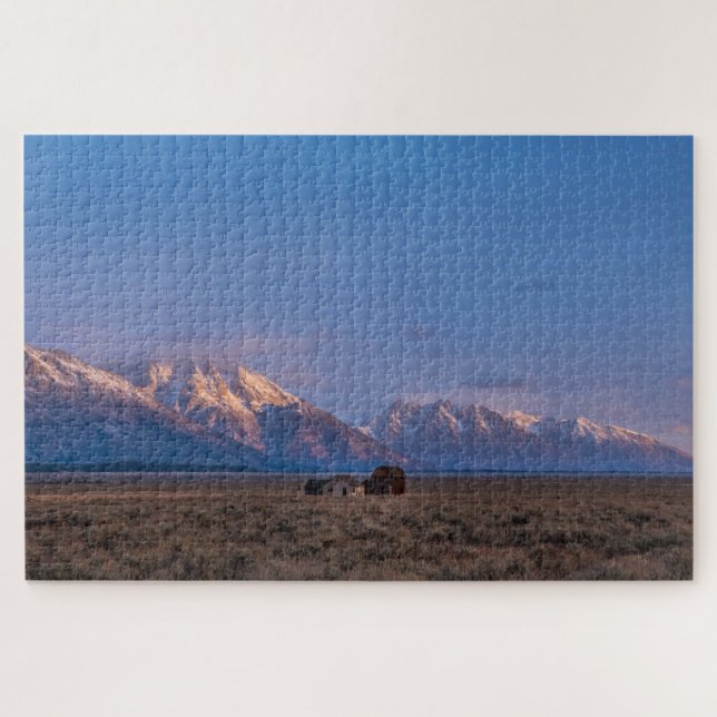 Friedliche Grand Tetons Puzzle (Horizontal)