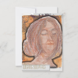 Friedliche Grüße Mitteilungskarte