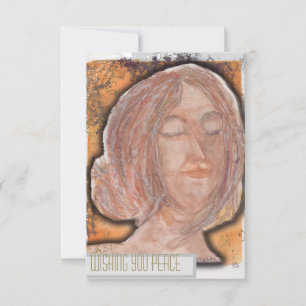 Friedliche Grüße Mitteilungskarte