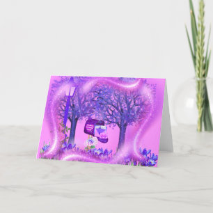 Friedliche Grußkarte im Freien Karte