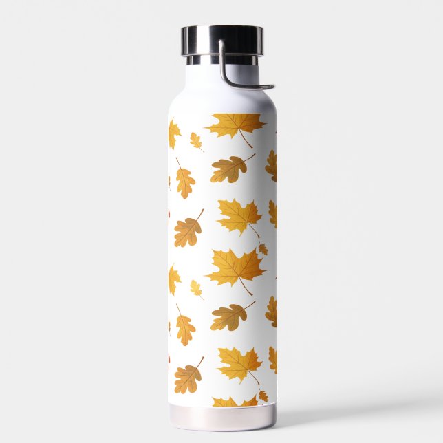 Friedliche Herbstblätter Trinkflasche (Links)