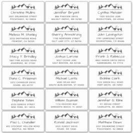 Friedliche Hochzeitshauptadresse Aufkleber