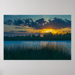 Friedliche Horizonte Uruguays Poster