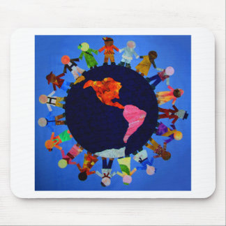 Friedliche Kinder auf der ganzen Welt Mousepad