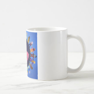 Friedliche Kinder um die WeltTasse Tasse