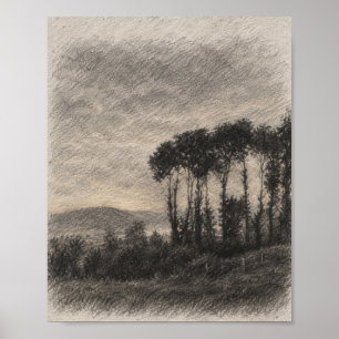 Friedliche Landschaft Heimdekoration Kunst Wandkun Poster