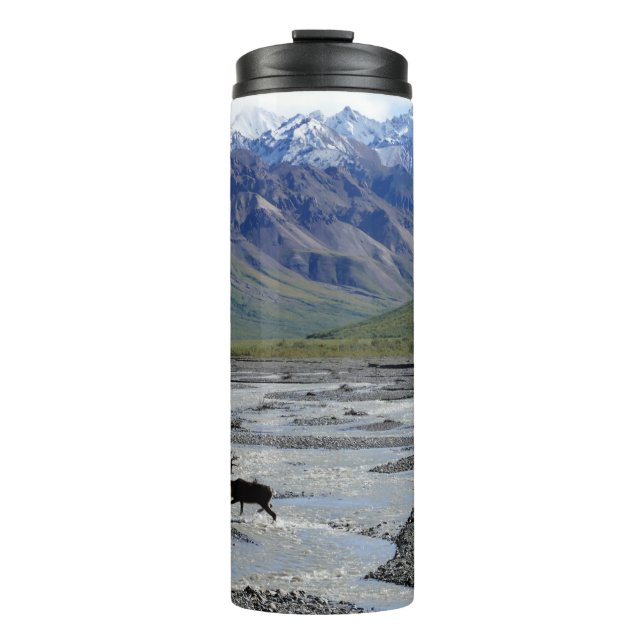 FRIEDLICHE LANDSCHAFT MIT RINDER THERMOSBECHER (Vorderseite)