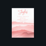 Friedliche Landschaftsbibel für Wasserfarben Leinwanddruck<br><div class="desc">Aquarellfarben Friedlich Landschaftsbibel Verse Canvas Printwerbung</div>