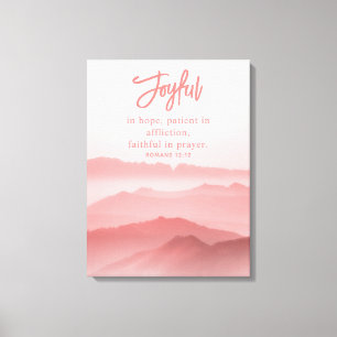 Friedliche Landschaftsbibel für Wasserfarben Leinwanddruck