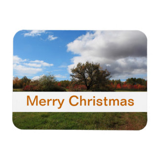 Friedliche Landschaftsfotografie Weihnachten Magnet