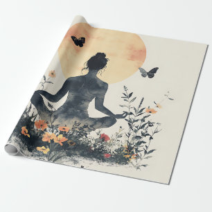 Friedliche Meditation bei Sonnenaufgang (8) Geschenkpapier