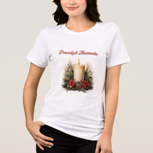 Friedliche Momente & Stille Seele T-Shirt Tri-Blend Shirt