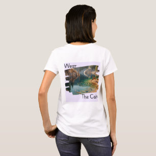 Friedliche Natur- und Wildtierflucht am See T-Shirt