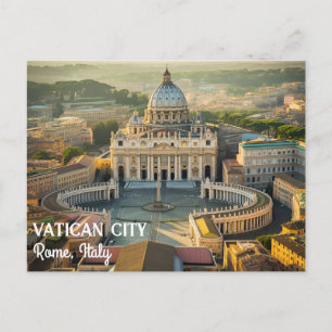 Friedliche Orte in der Vatikanstadt, Italien, die Postkarte