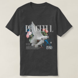 Friedliche Printwerbung T-Shirt