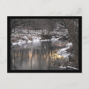 Friedliche Reflektion Postkarte