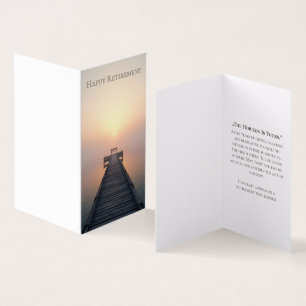 Friedliche Ruhestands-Grußdesign