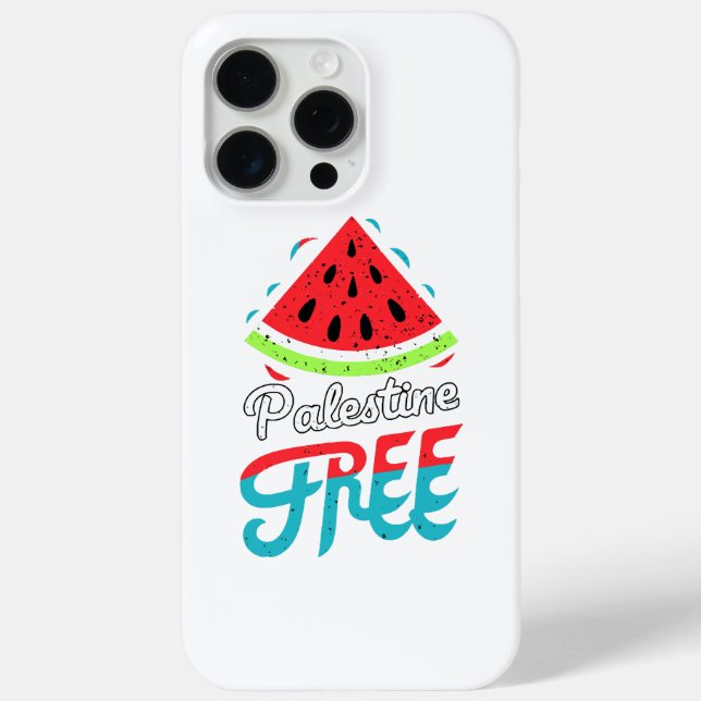 Friedliche Scheiben Watermelon Freie Palästina - U Case-Mate iPhone Hülle (Rückseite)