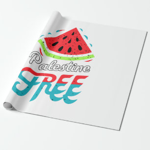 Friedliche Scheiben Watermelon Freie Palästina - U Geschenkpapier