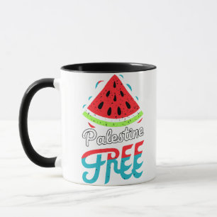 Friedliche Scheiben Watermelon Freie Palästina - U Tasse