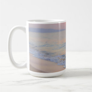 Friedliche Strandsonne Ozean-Glühen Kaffeetasse