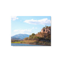 Friedliche Szene am Lake Pleasant bei Phoenix, AZ