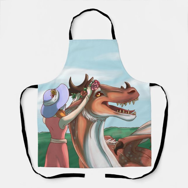 Friedliche Tage Schürze (Vorderseite)