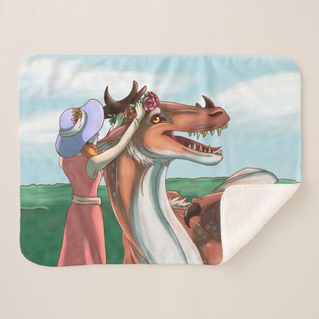 Friedliche Tage Sherpadecke (Vorderseite (Horizontal))