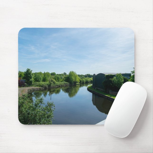 Friedliche Uferpromenade am Wakefield Waterfront Mousepad (Mit Mouse)