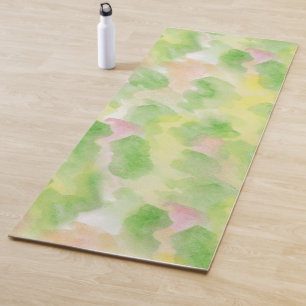 Friedliche Wasserfarbe Yoga Mat Yogamatte
