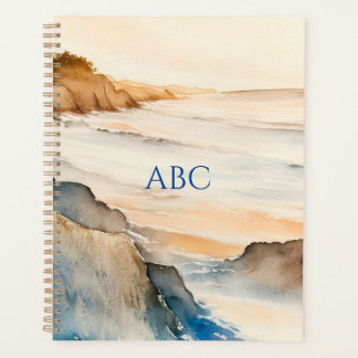 Friedliche Wasserfarbenzone Planer