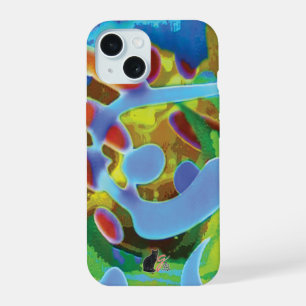 Friedliche Wirbel iPhone 15 Hülle