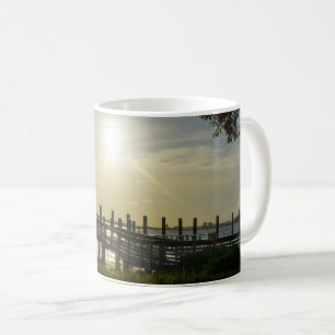 Friedlicher Abend bei der Cooper-River-Kaffeezucht Kaffeetasse