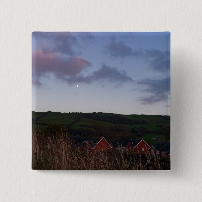 Friedlicher Abend in Newtown Button (Vorderseite)