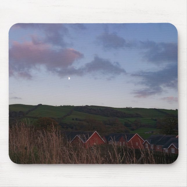Friedlicher Abend in Newtown Mousepad (Vorne)