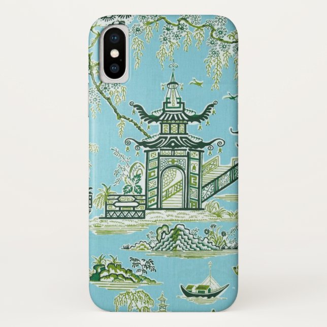 Friedlicher asiatischer Garten iphone X Fall Case-Mate iPhone Hülle (Rückseite)