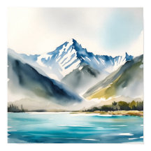 Friedlicher Bergsee