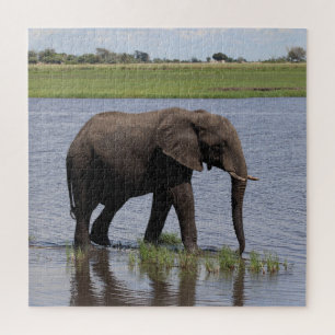 friedlicher Elefant Puzzle