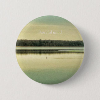 Friedlicher Geist – Original-See-Fotografie-Button Button