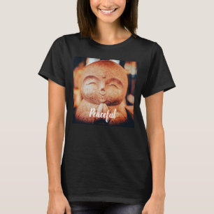 Friedlicher Glücklicher Buddha Frauen T-Shirt