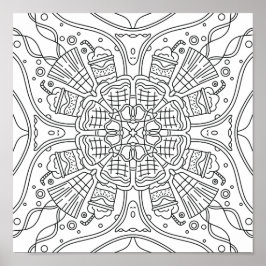 Friedlicher Herbst: Halloween Spooky Night Colorin Poster